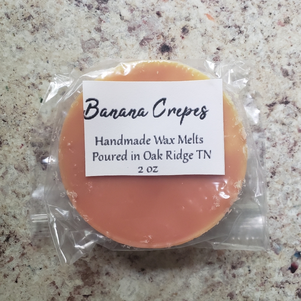 Banana Crepes Wax Melt Clamshell